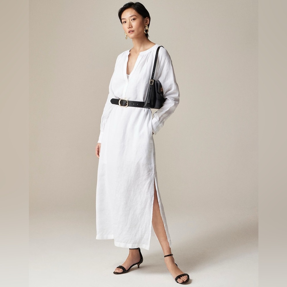 J.Crew Cabana dress in linen CI918